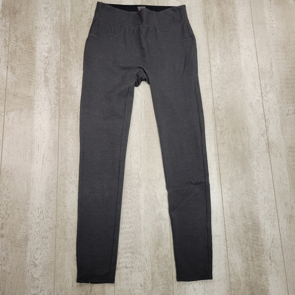 Assets by Spanx Charcoal Gray Leggings Size Medium - Picture 2 of 8